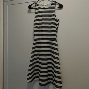 H&M Striped Racerback Skater Dress